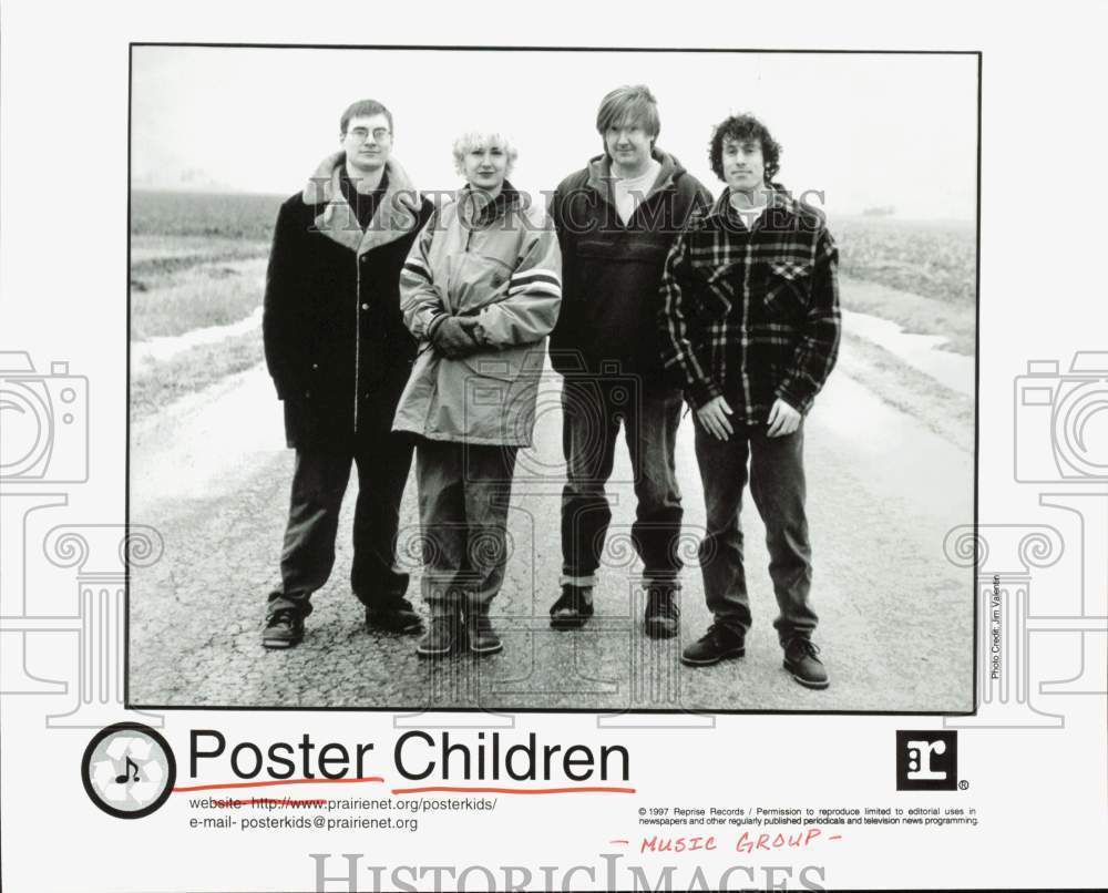 1997 Press Photo Poster Children, Music Group - hcq46716