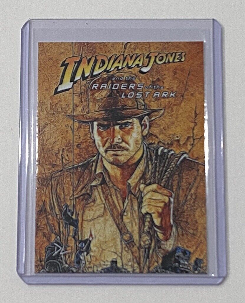 Indiana Jones Limited Edition Artist Signed “Raiders Of The Lost Ark” Card 3/10