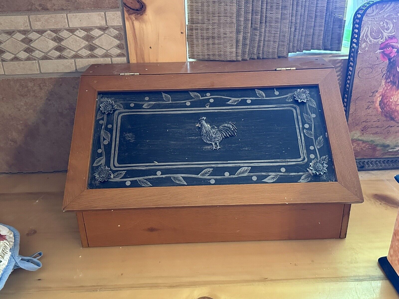 Rooster Bread Box