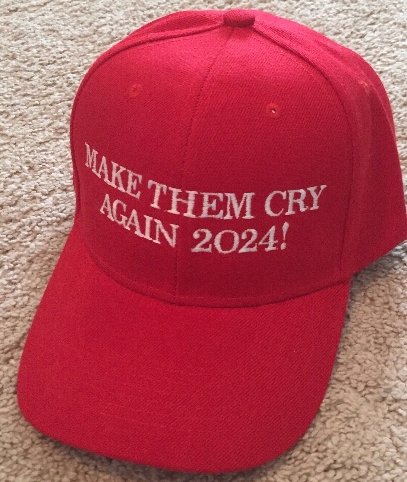 MAKE AMERICA GREAT AGAIN 2024 Hat TRUMP Inspired MAKE THEM CRY AGAIN 2024 Cap