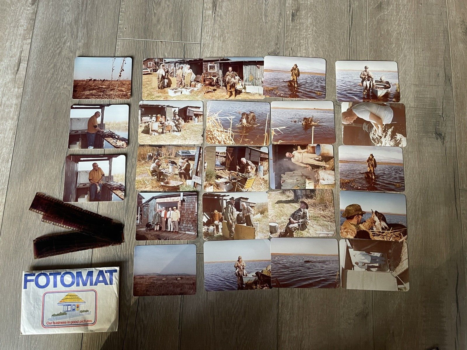Old Hunting Photos Men Hunting Photos Lot Of 23 And Some Negatives Vintage 1975?