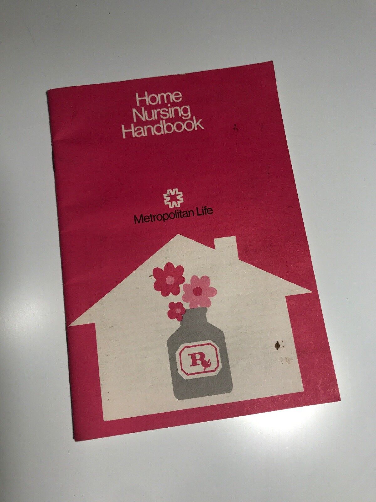 1970 Vintage Home Nursing Handbook Metropolitan Life 32pgs Booklet Advertising