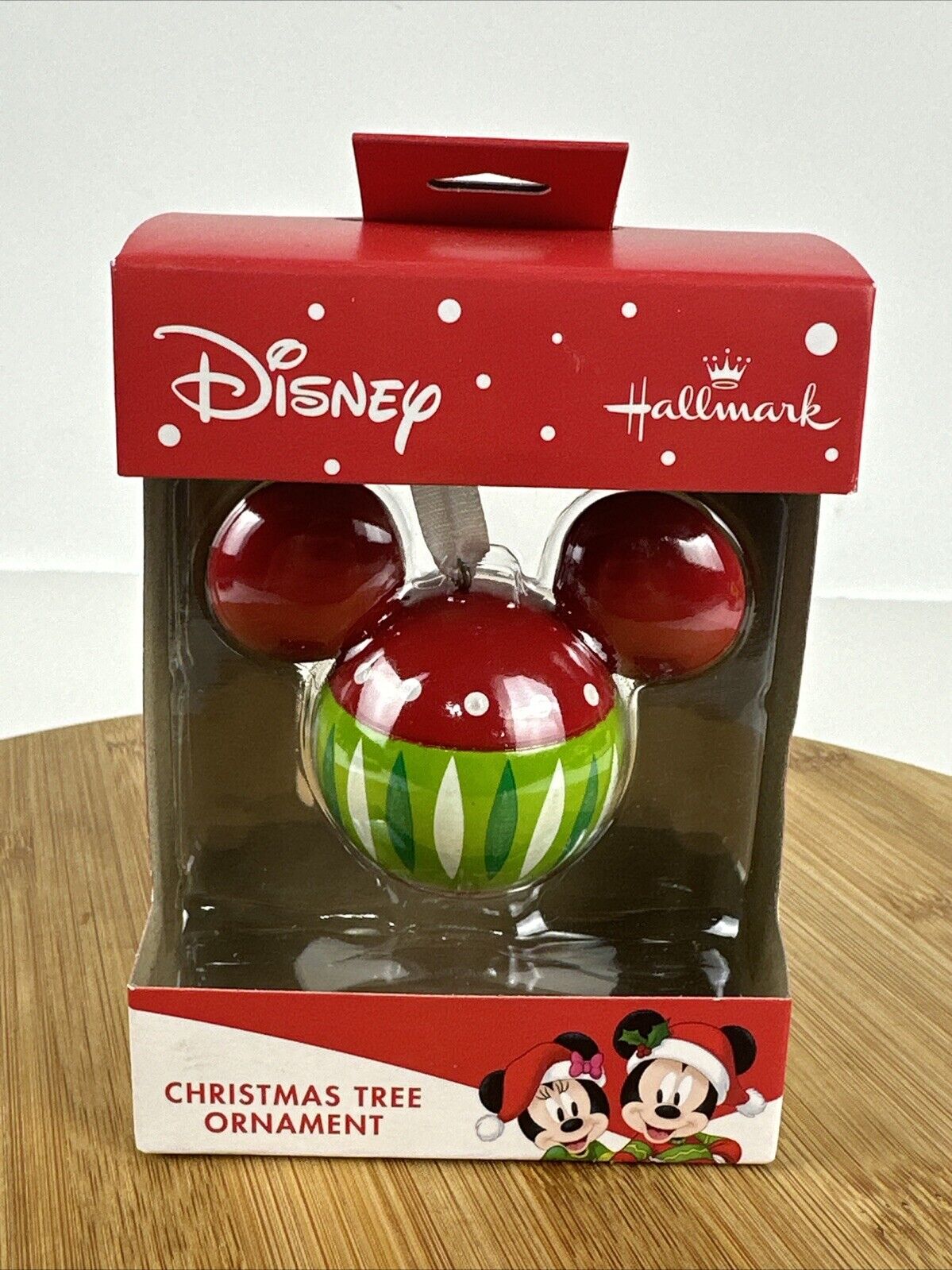 Hallmark 2020 Disney Mickey Mouse Ears Christmas Ornament New