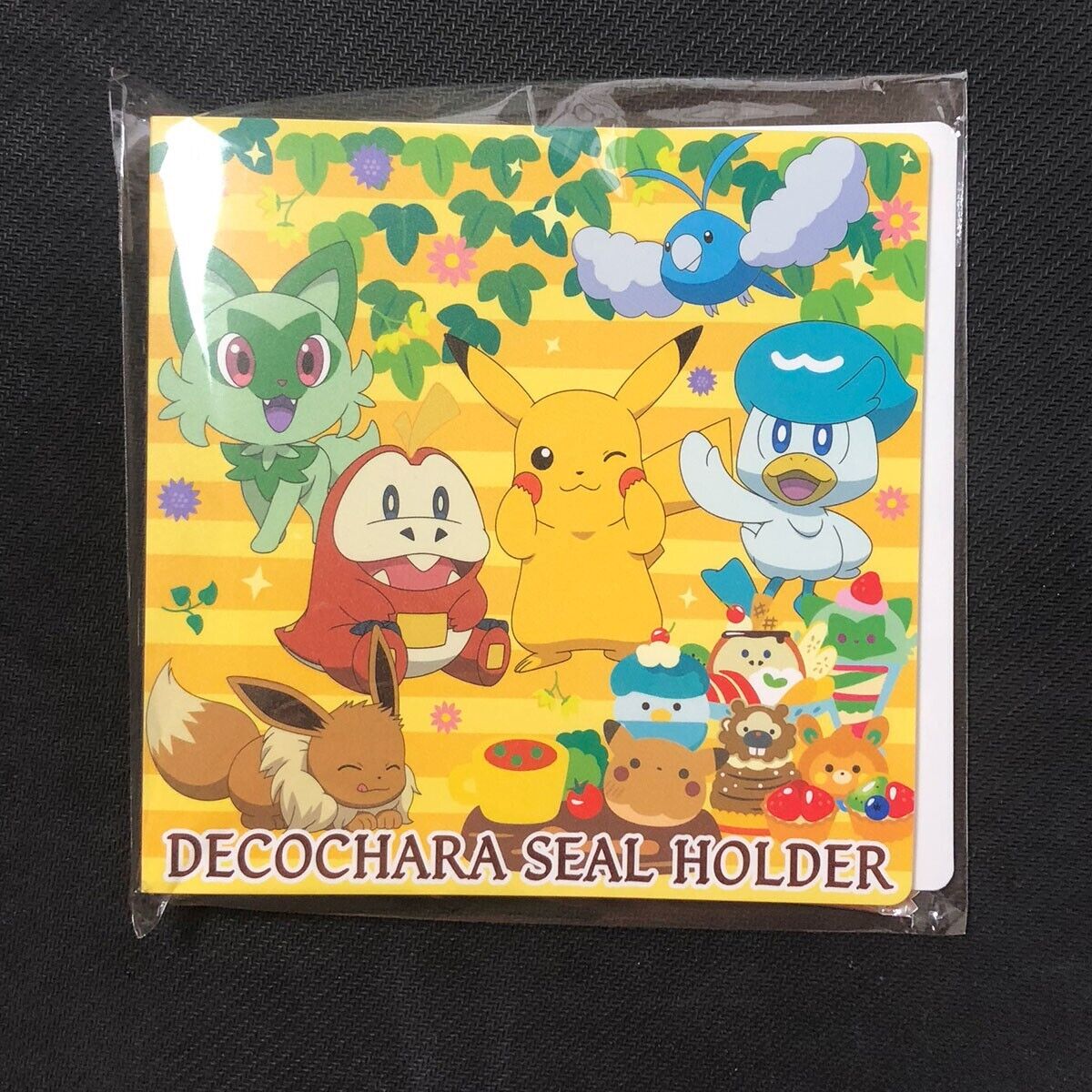 A434 Decochara Holder 4 Pocket Binder Holds 80 Pokemon Pan Sticker Sealed