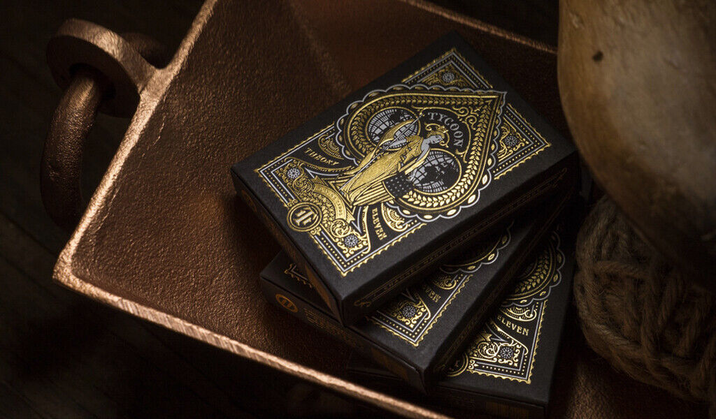 Tycoon Playing Cards (Black) by theory11. This is for 1 Deck