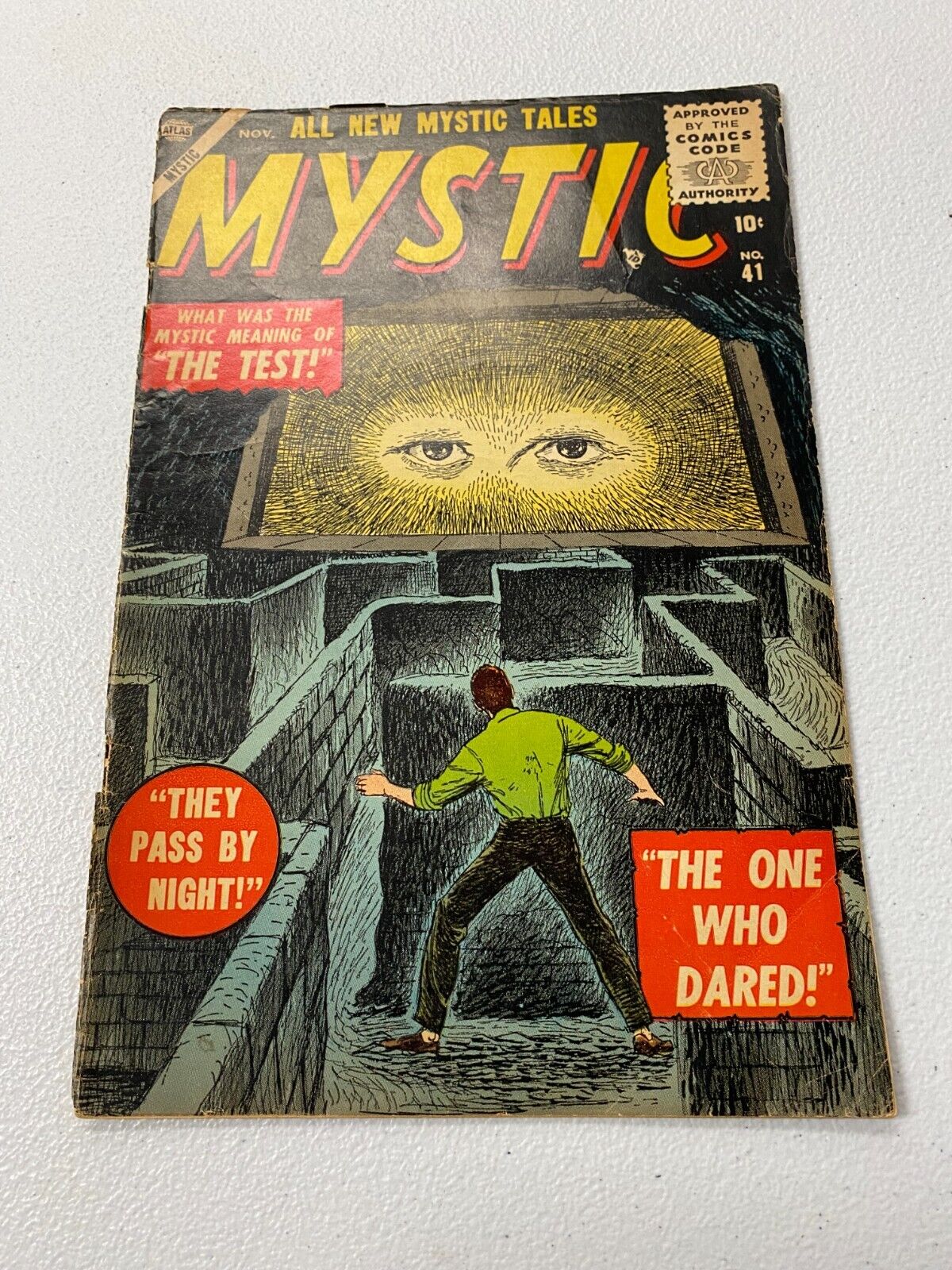 MYSTIC #41 1955 BURGOS GOLDBERG AYERS MARVEL COMIC MJ