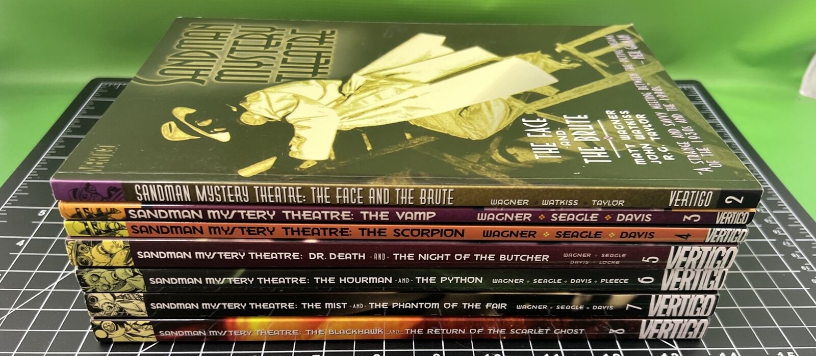 Sandman Mystery Theatre 7 TPB Lot Vol 2-8 3 4 5 6 Vertigo Comics Trade Paperback