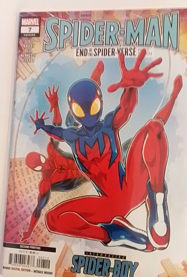 Spider-Man # 7 - Marvel - 2023 - 2nd Print Variant Cover