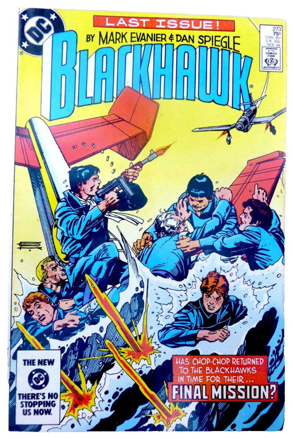 DC BLACKHAWK (1984) #273 LAST ISSUE Low Print Run VF (8.0) Ships FREE