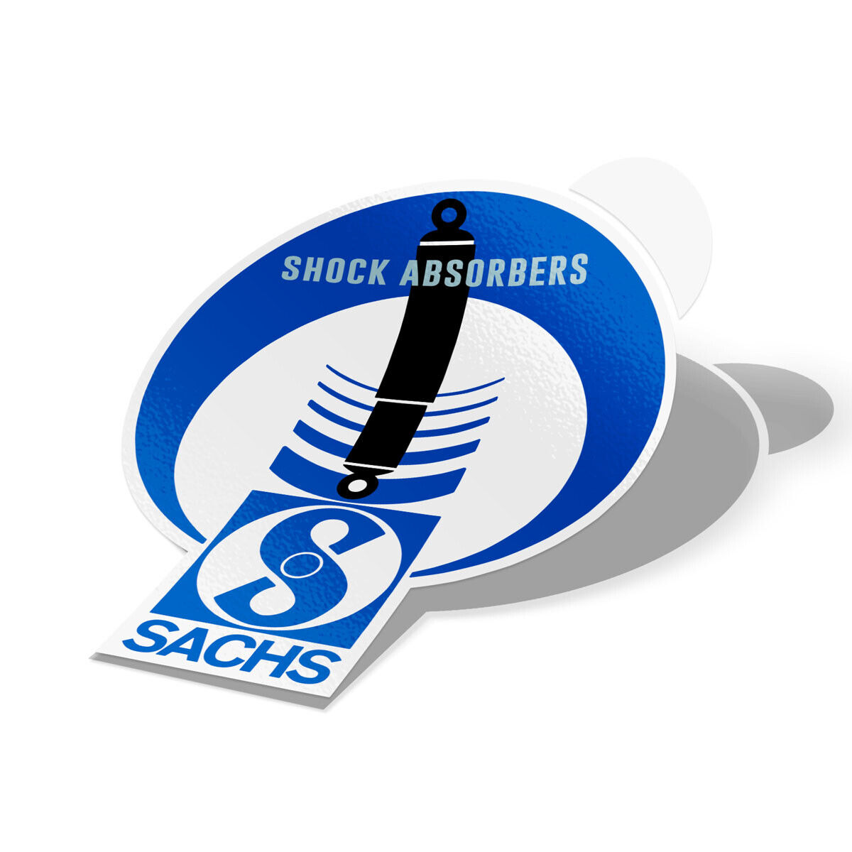 Sachs Shock Absorbers Vintage Sticker 3x3.5\