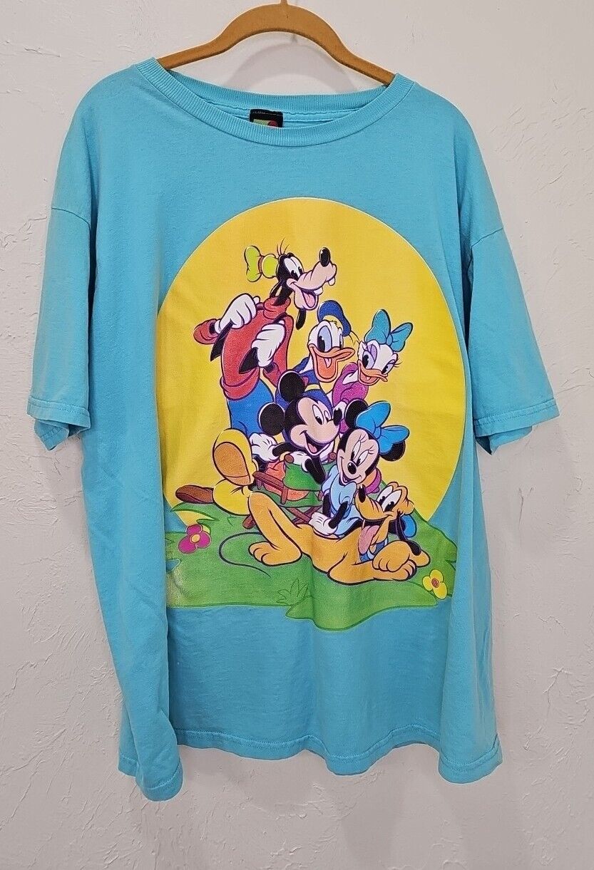 Vintage Disney Mickey Unlimited Mickey Mouse/friends Director T Shirt 18/20 
