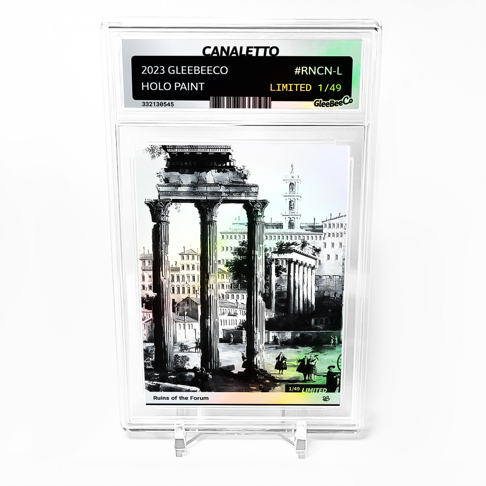 RUINS OF THE FORUM 2023 GleeBeeCo Card Canaletto Holographic #RNCN-L /49