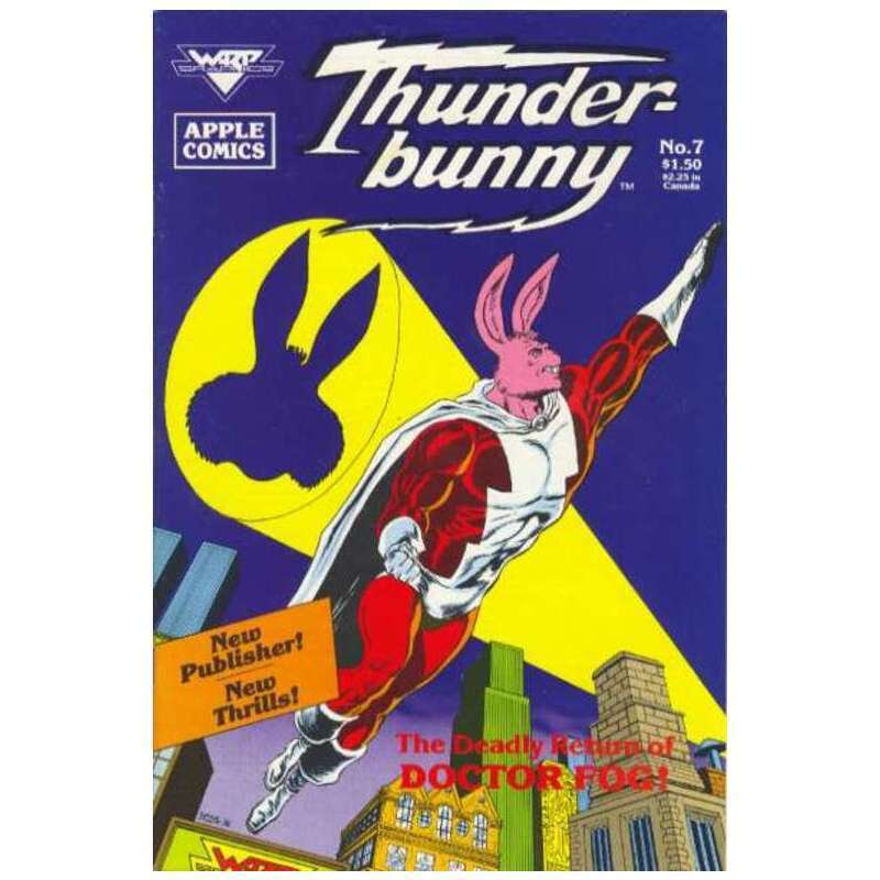 Thunder Bunny (1985 series) #7 in NM minus condition. Warp Graphcis comics [t@