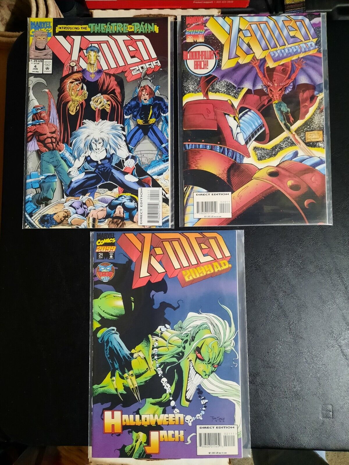 X-MEN 2099 Vol. 1 #4,20-24 COMIC LOT of 6 2099 books (Marvel 1995) VF/NM