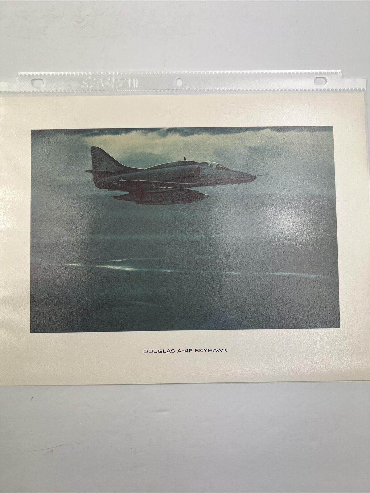 Douglas’s  A-4F Skyhawk 11x8.5 Picture/Print. Description On Back