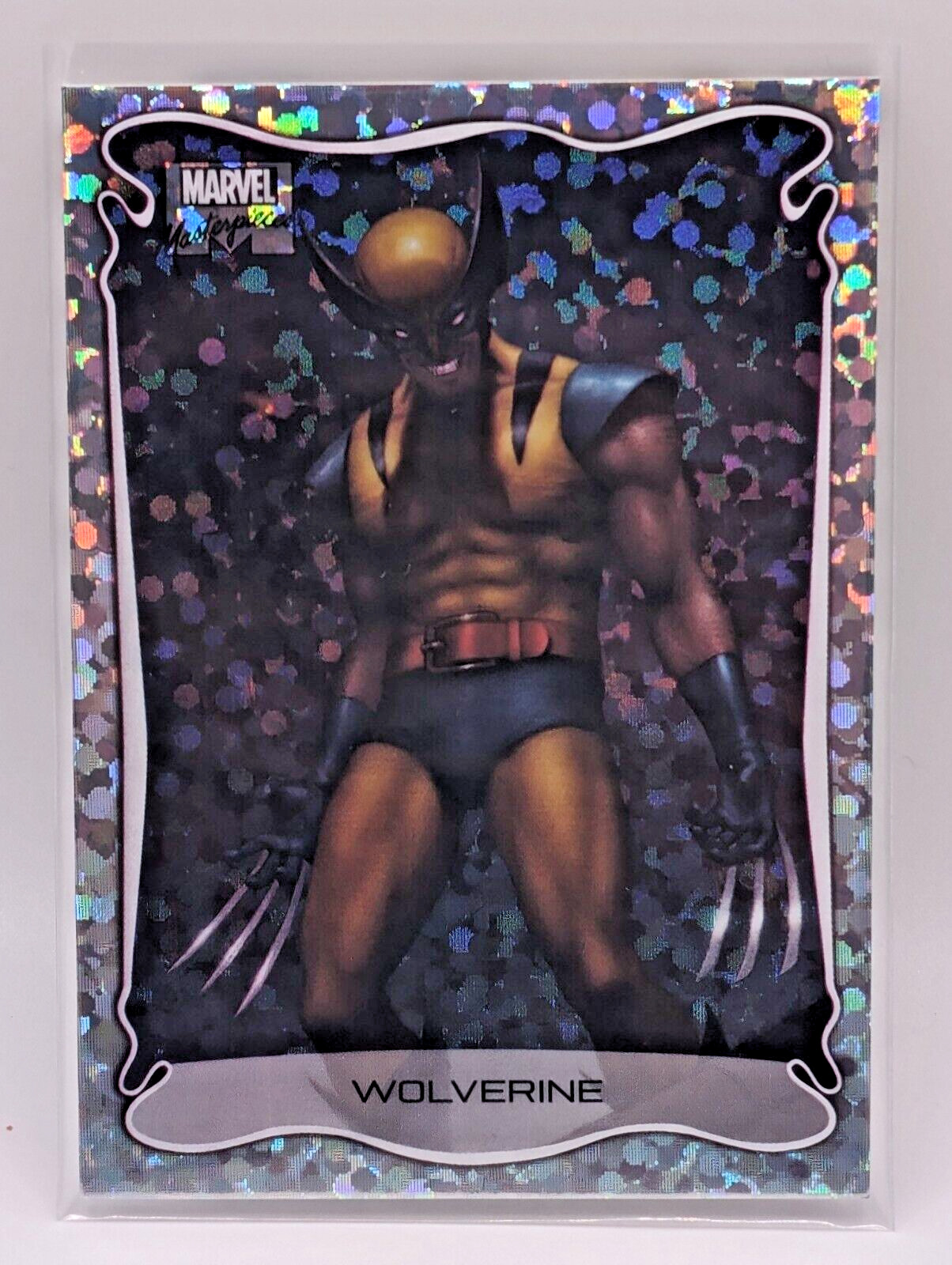 2022 MARVEL MASTERPIECES #3 WOLVERINE HOLOFOIL SMALL DOTS