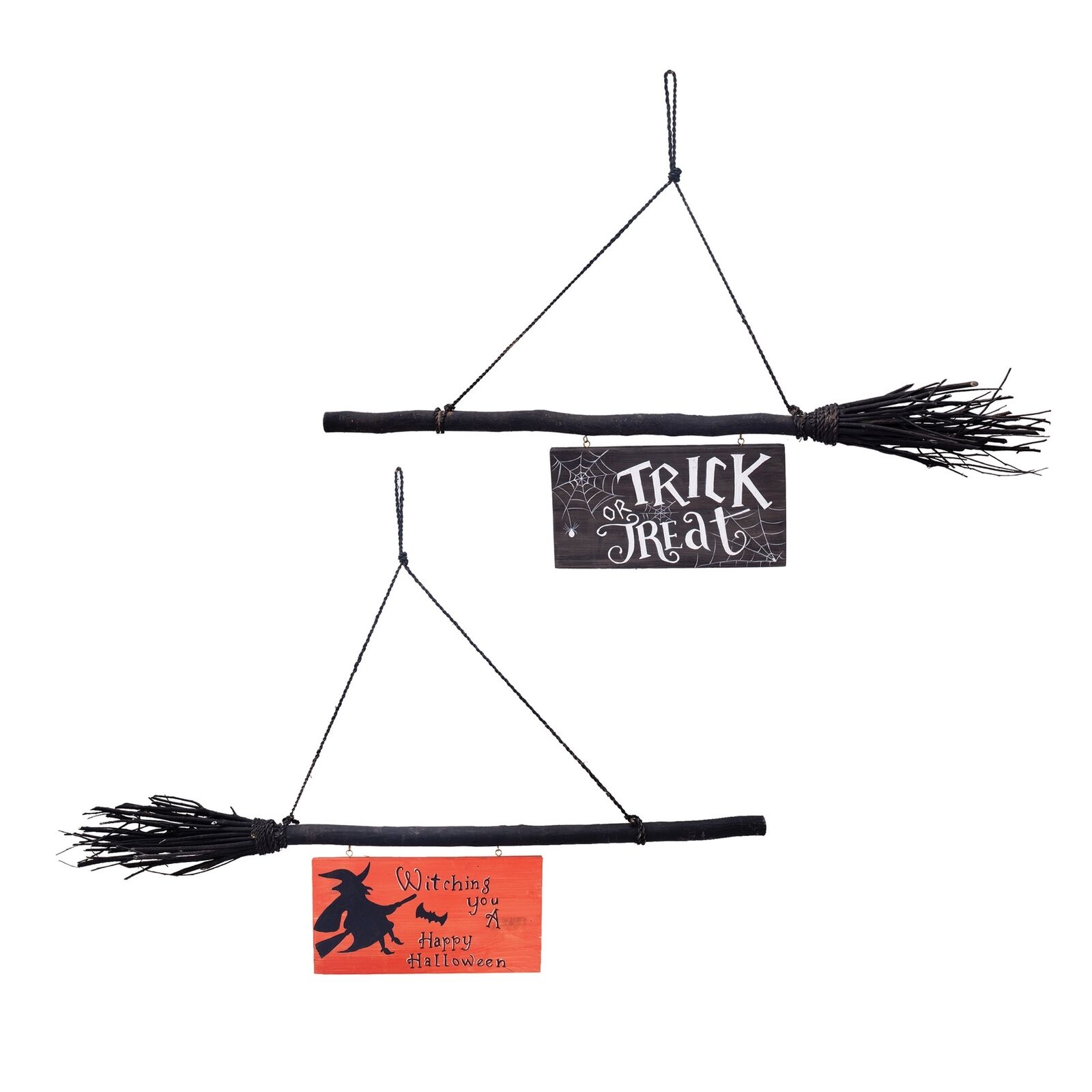 Witch Broon Wall Halloween Decor, A/2 40 x 6 x 28.5 Gallerie II