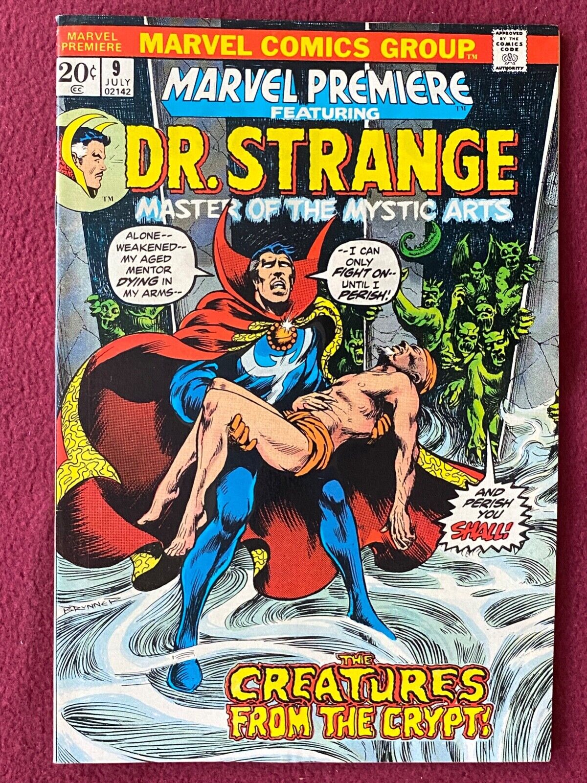 Marvel Premiere #9 Marvel Comics 1973 DOCTOR STRANGE TRIPPY