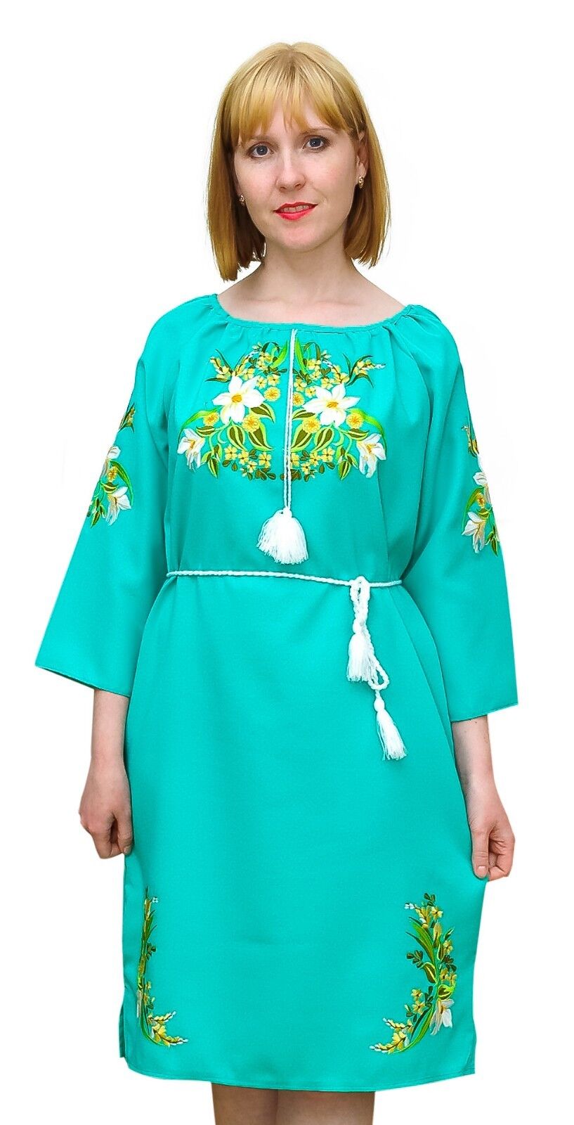 Ukrainian ethnic traditional folk embroidered dress, vyshyvanka. Sizes XS-XXXL