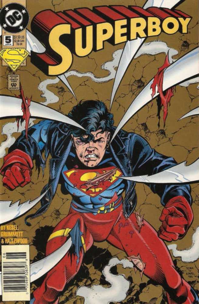 Superboy #5 Newsstand (1994-2002) DC