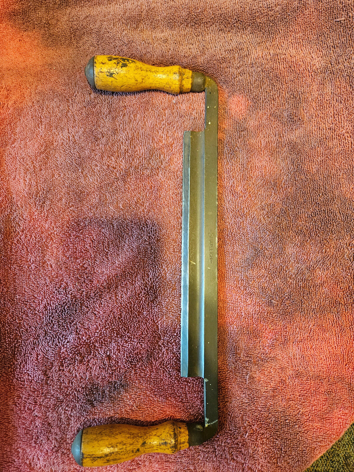 Antique Shapleigh draw knife 15-3/4\
