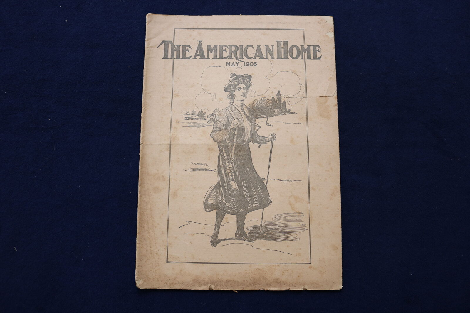1905 MAY THE AMERICAN HOME NEWSPAPER - NICE ILLUSTRATED COVER - NP 8679