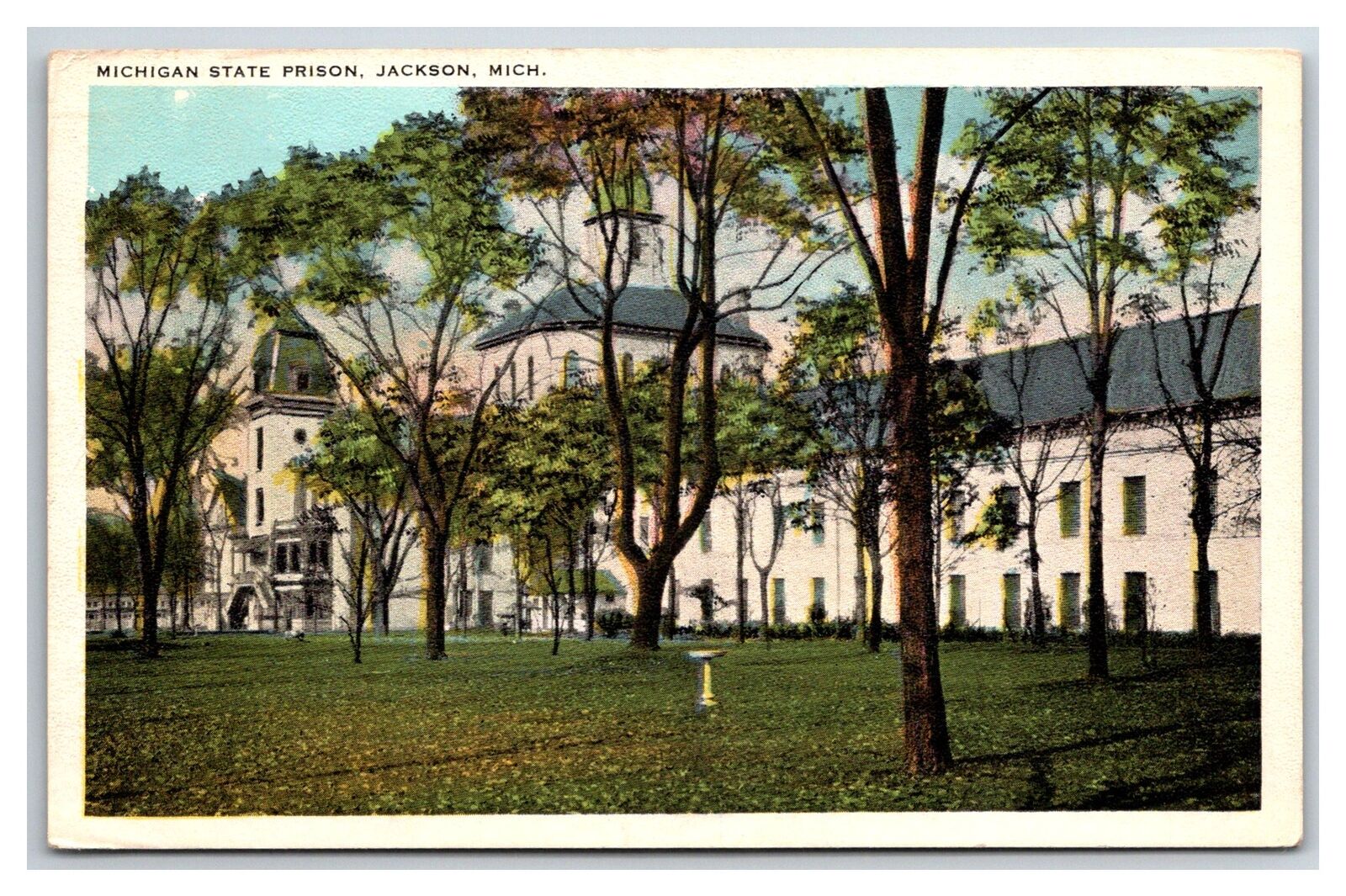 Michigan MI Jackson State Prison Postcard