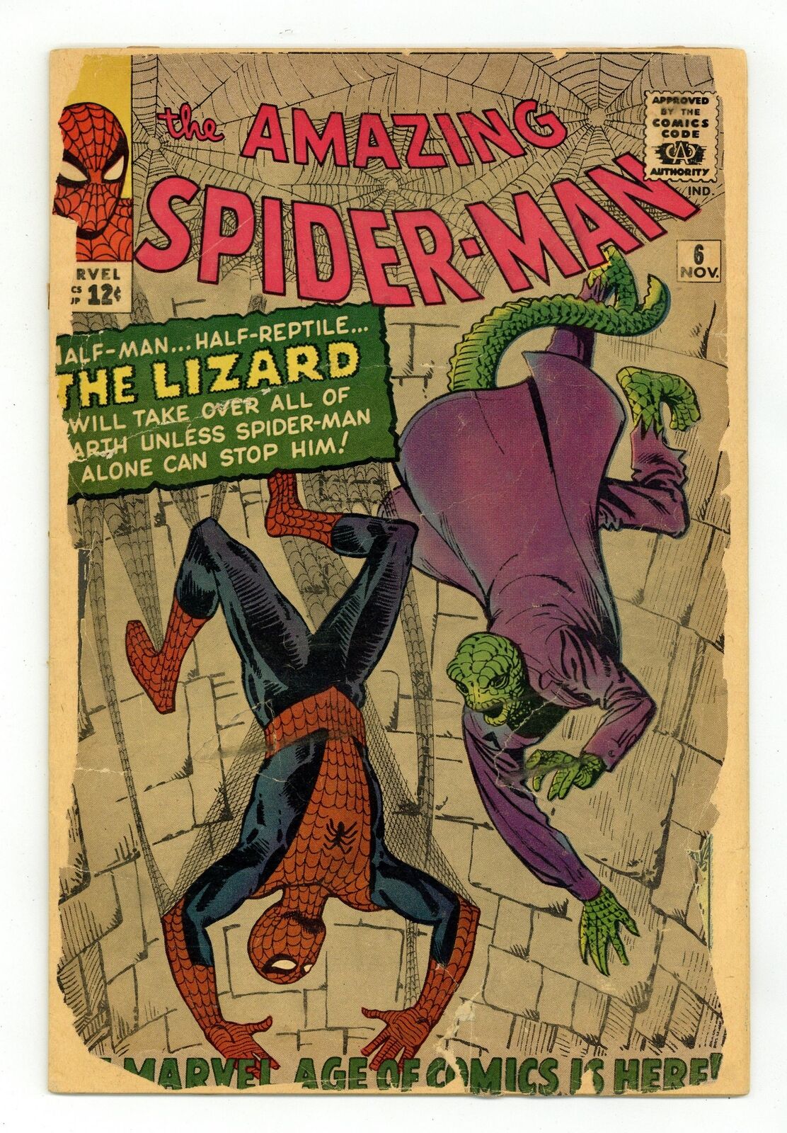 Amazing Spider-Man #6 PR 0.5 1963 1st app. Lizard