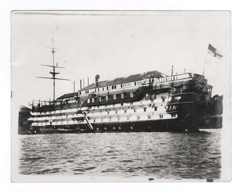 HMS Victory? England. 1900. Vintage Photo C172