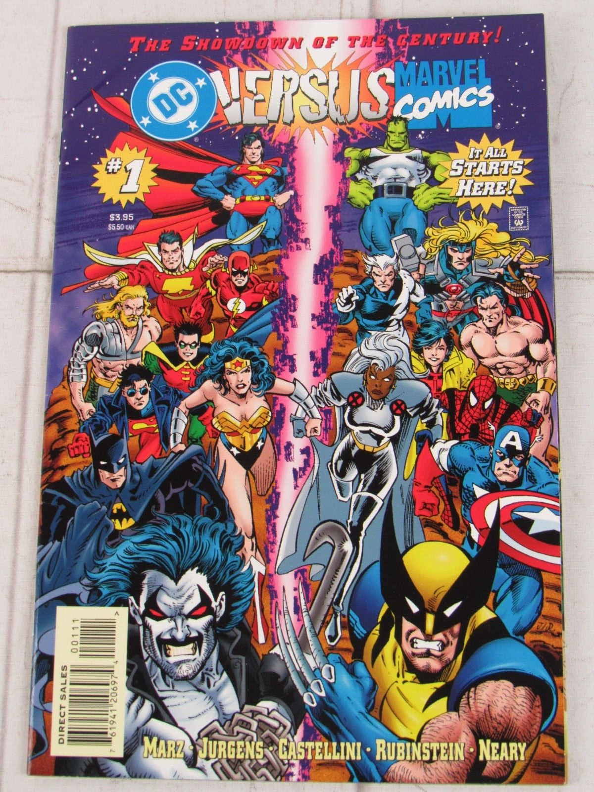 DC Versus Marvel #1 Feb. 1996 DC Comics