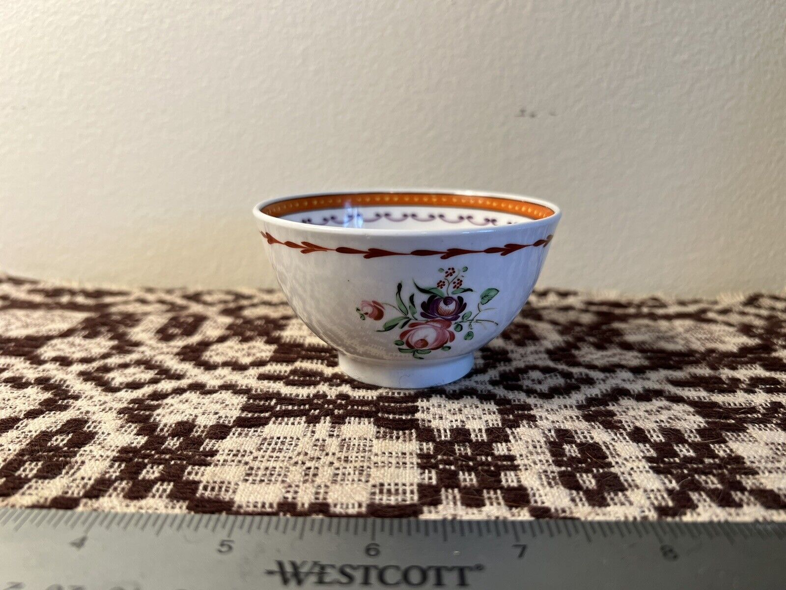 Antique 18th C 1700’s Chinese Export Chinaware Tea Cup, great early example