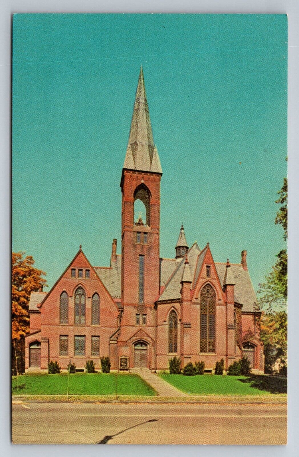 Methodist Church Goshen New York Vintage Unposted Postcard
