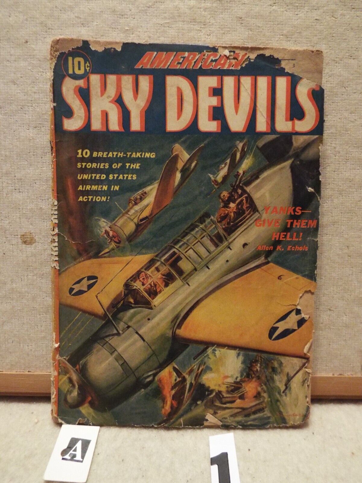American Sky Devils Aviation Pulp Comic Vol 1 #1 July 1942   (A-1)