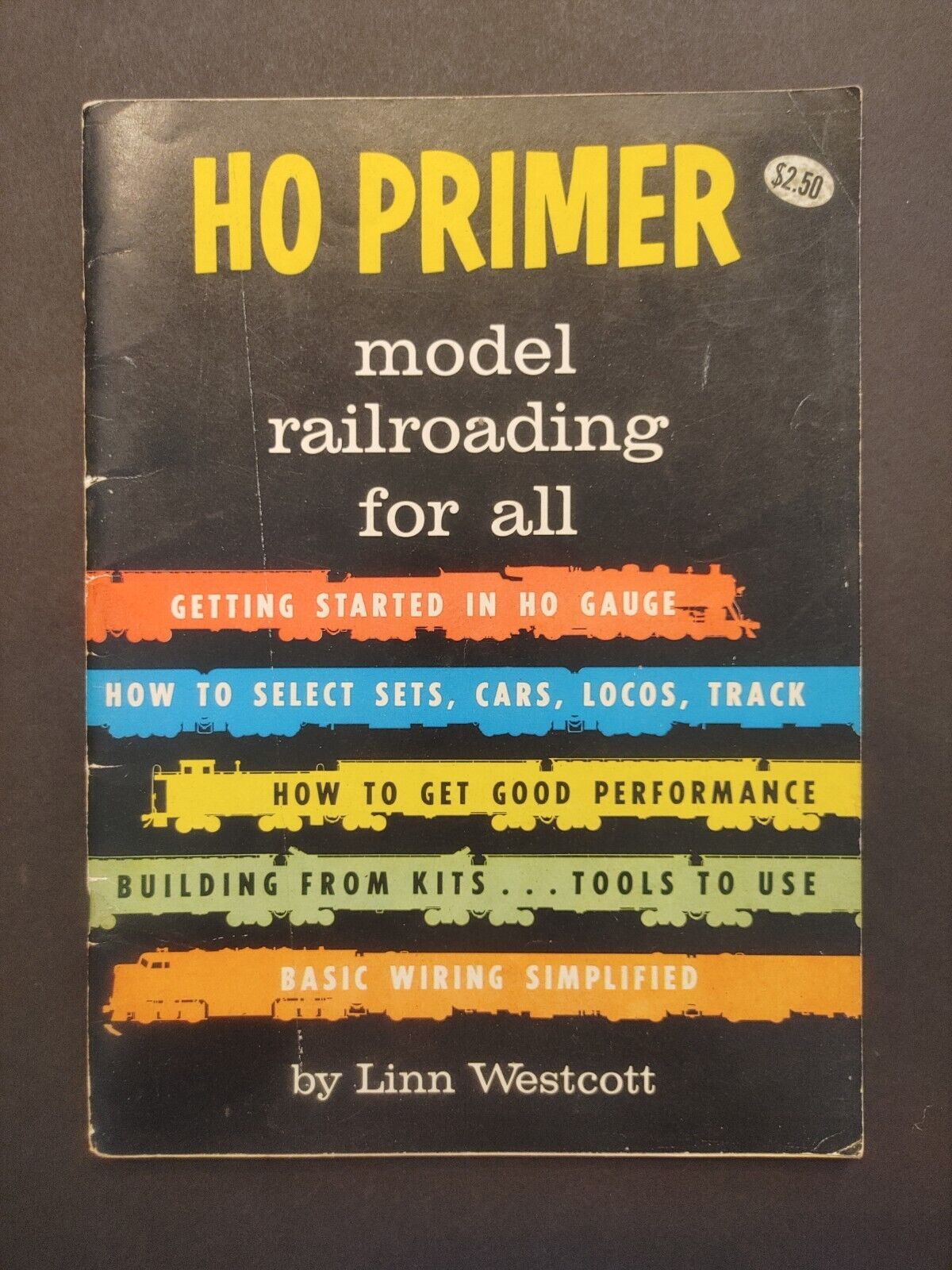 1964 HO Primer Model Railroading For All by Linn Westcott Soft Cover 