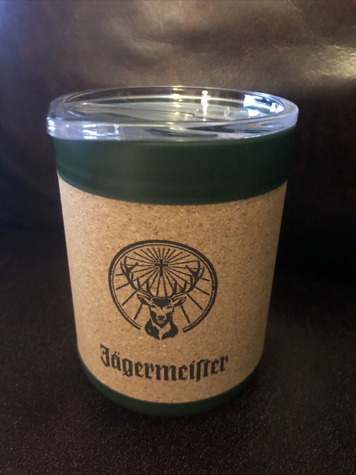 New Jagermeister Travel Tumbler W/ Lid Coffee Cup Jager Bomb THIS IS NOT A YETI