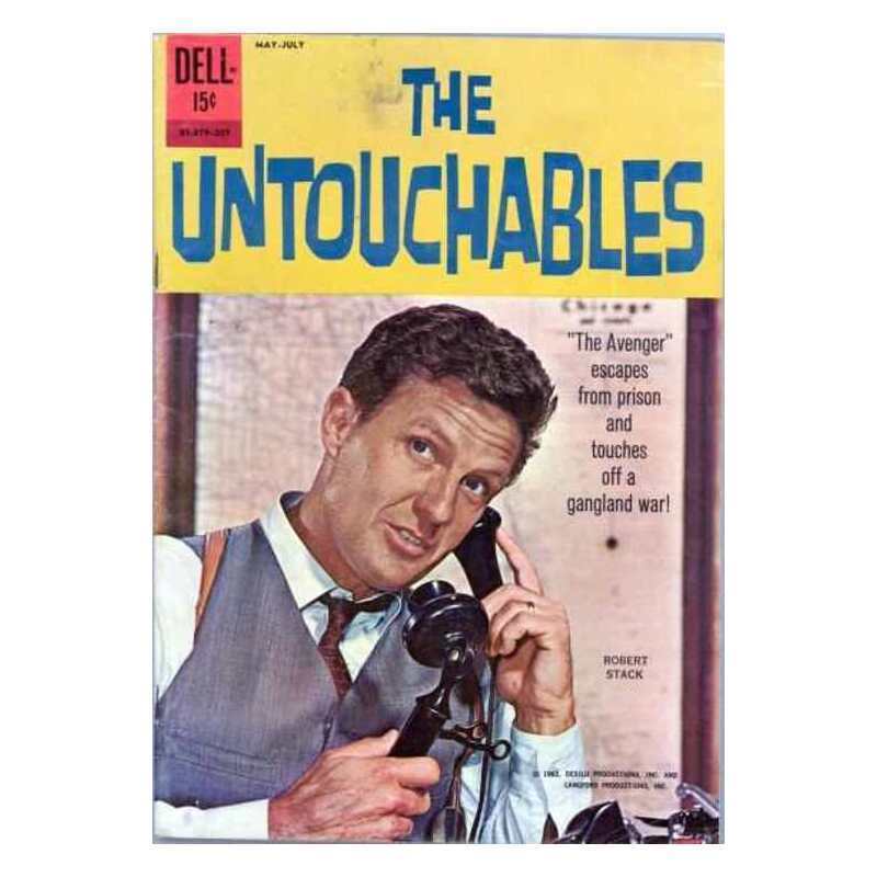 Untouchables (1961 series) #3 in Fine minus condition. Dell comics [s\