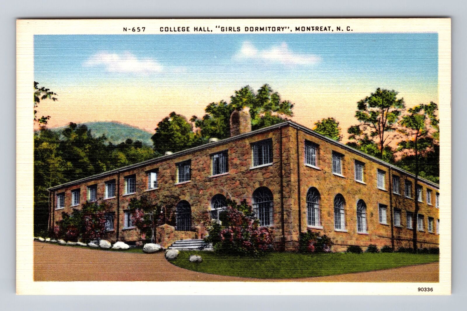 Montreat NC-North Carolina, Montreat College for Women Vintage Postcard