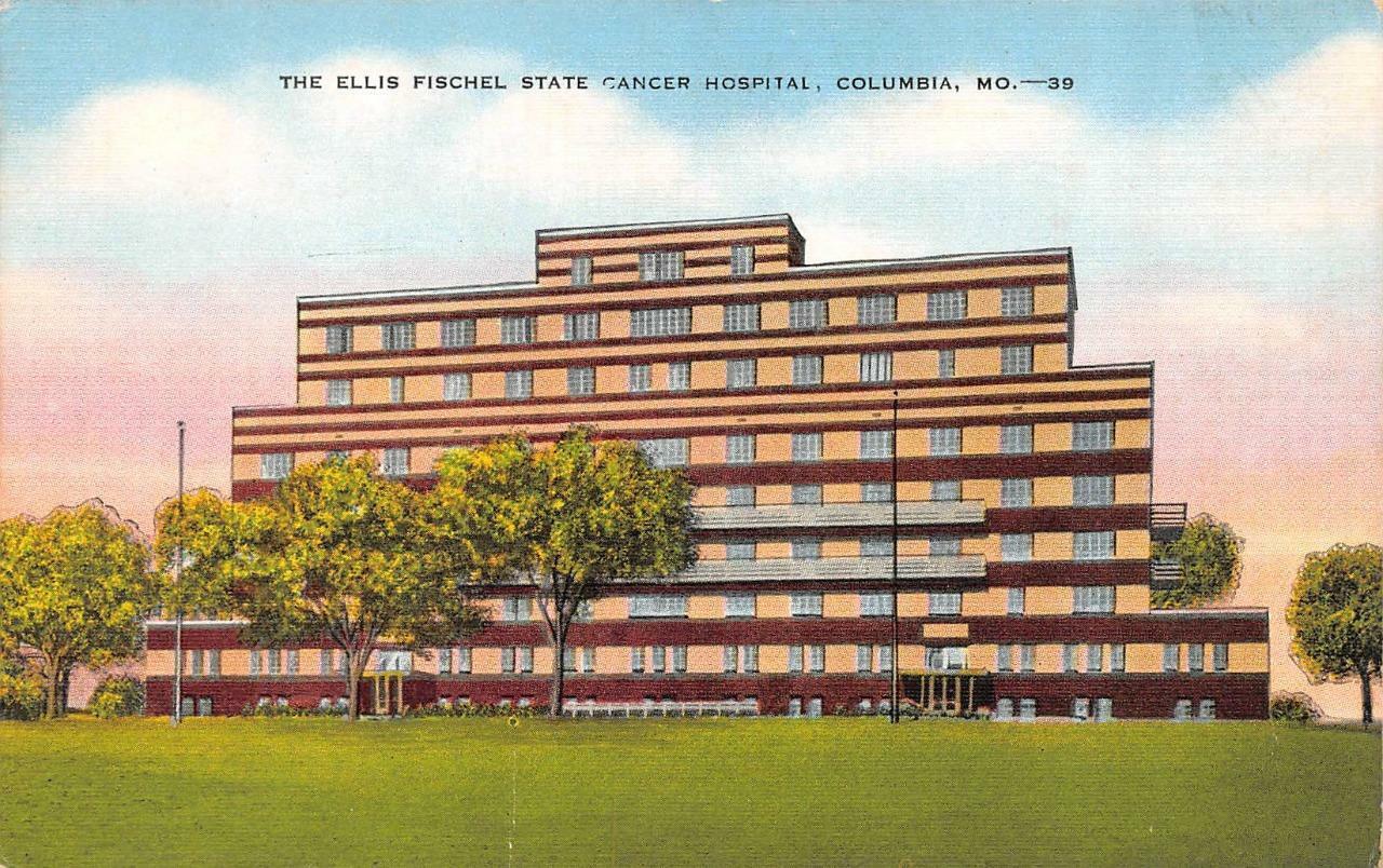 COLUMBIA, MO Missouri   ELLIS FISCHEL STATE CANCER HOSPITAL   c1940\'s Postcard