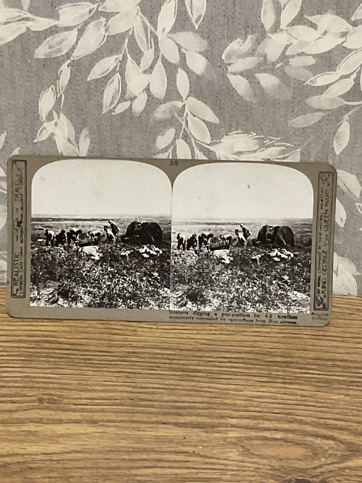 WW1 Stereo Viewing Card Vintage Stereoscope Photographs -Historical Memorabilia 