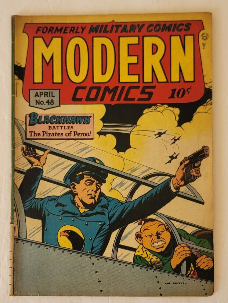 Modern Comics #48 by Comic Magazine Former Military Comics April 1946