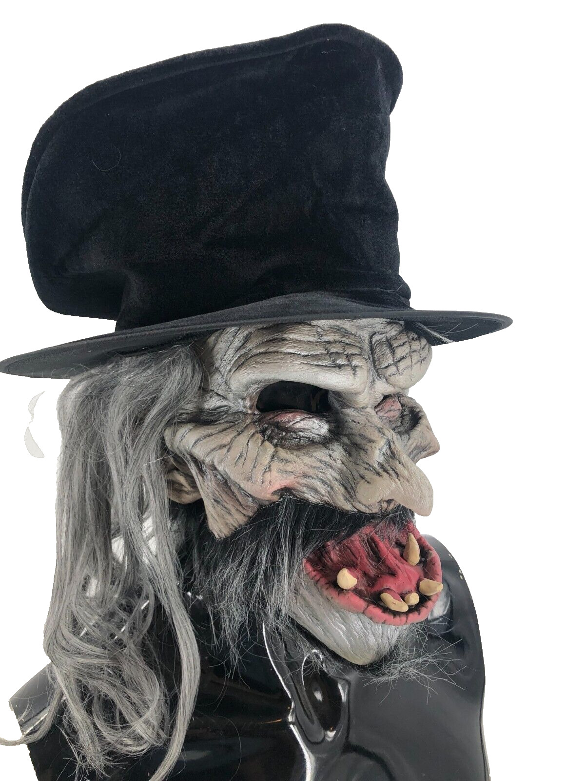 Ring Master Undead Zombie Adult Halloween Latex Mask & Top Hat
