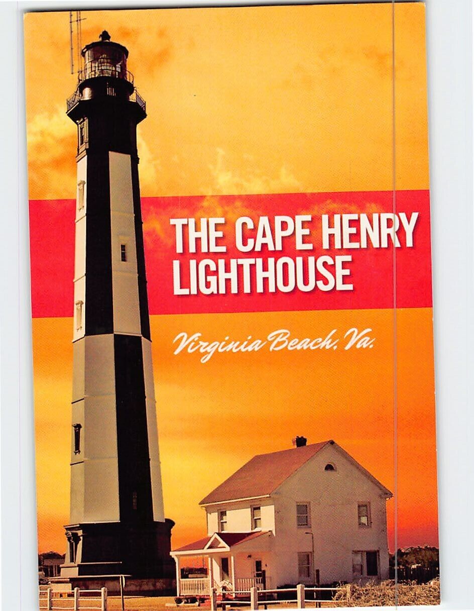 Postcard The Cape Henry Lighthouse Virginia Beach Virginia USA
