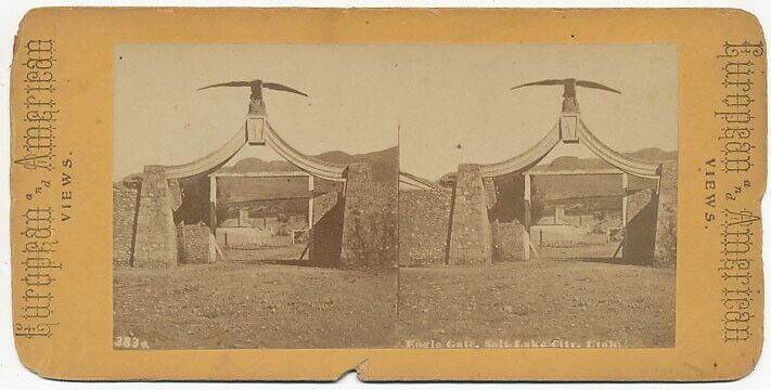 UTAH SV - Salt Lake City - Eagle Gate - 1890s Uncommon