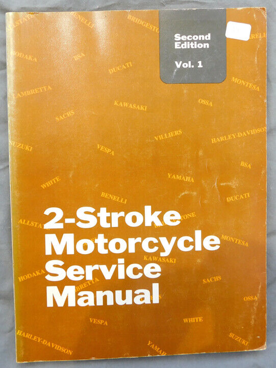 VINTAGE 1968 TWO STROKE MOTORCYCLE SCOOTER MANUAL/BOOK YAMAHA VESPA KAWASAKI BSA