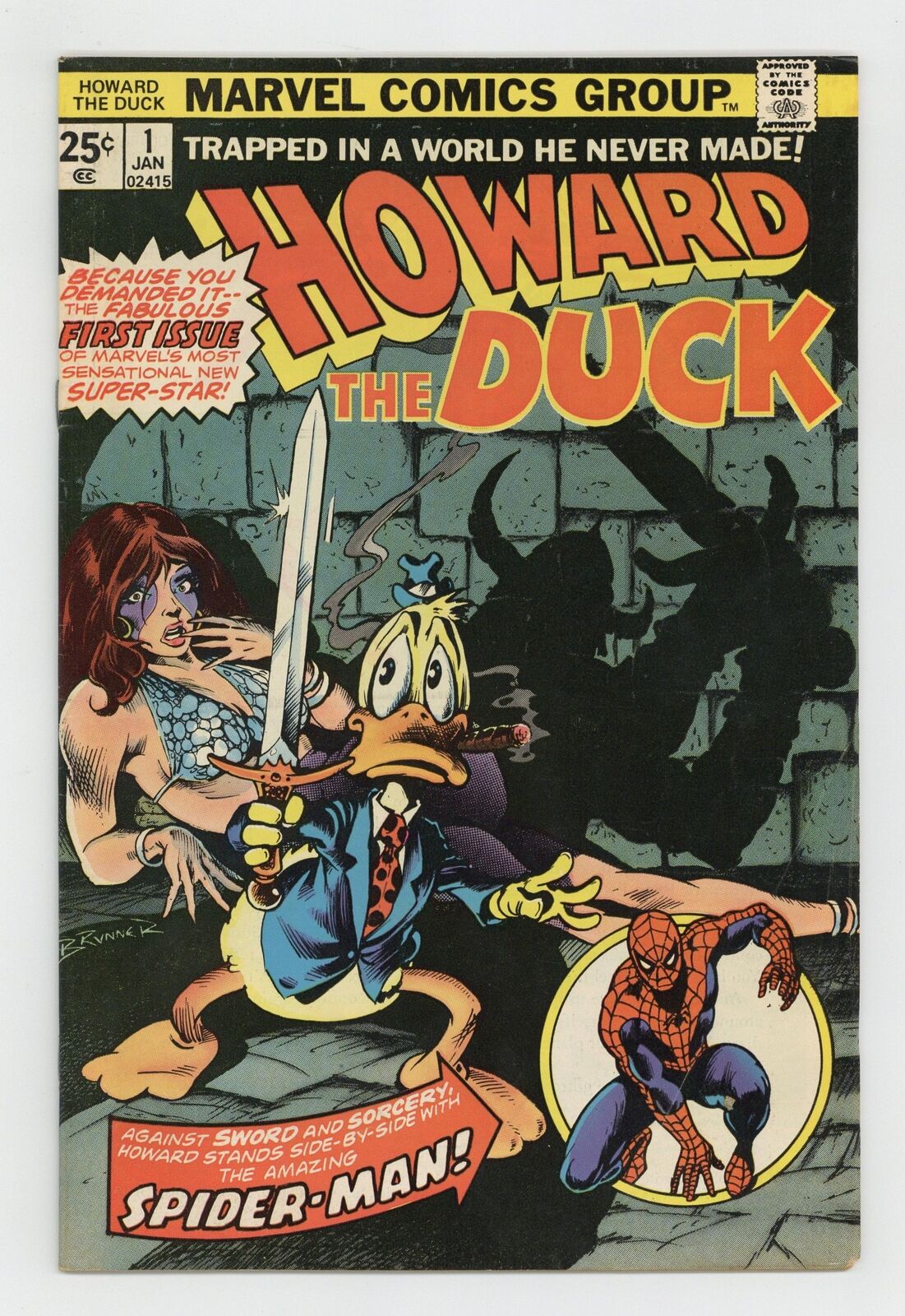Howard the Duck #1 VG+ 4.5 1976