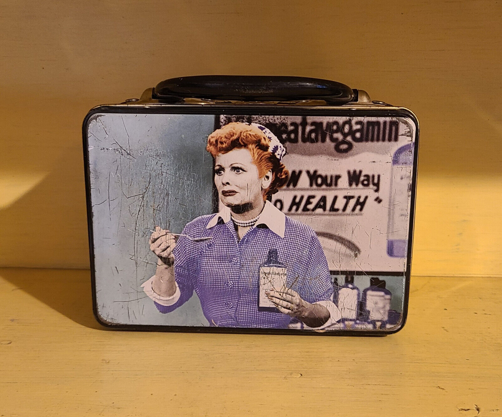 Vintage I Love Lucy Collector’s Metal Lunch Box Tin