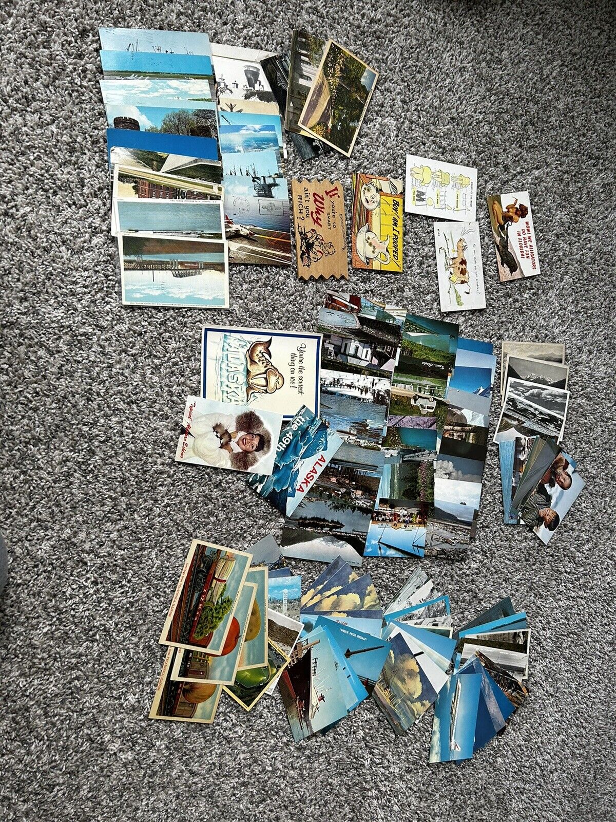 Vintage Post Card Lot 100+ Cards Alaska Iowa And More
