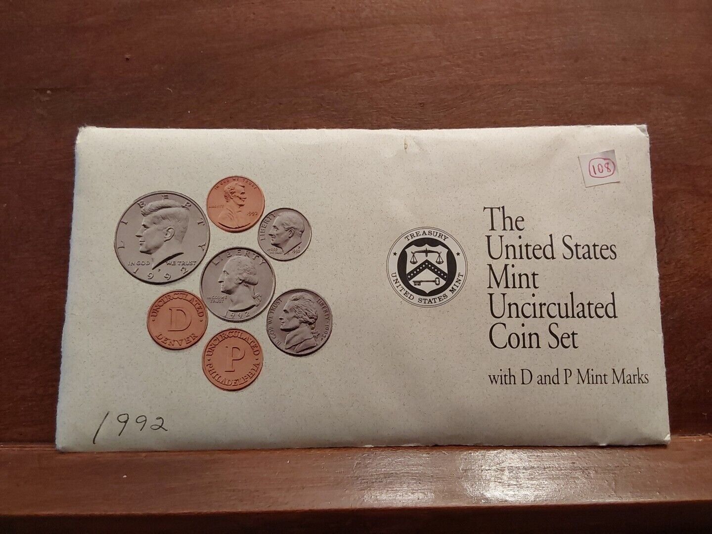 1992 UNITED STATES MINT UNCIRCULATED COIN SET IN ORIGINAL PACKAGING 12 COIN SET