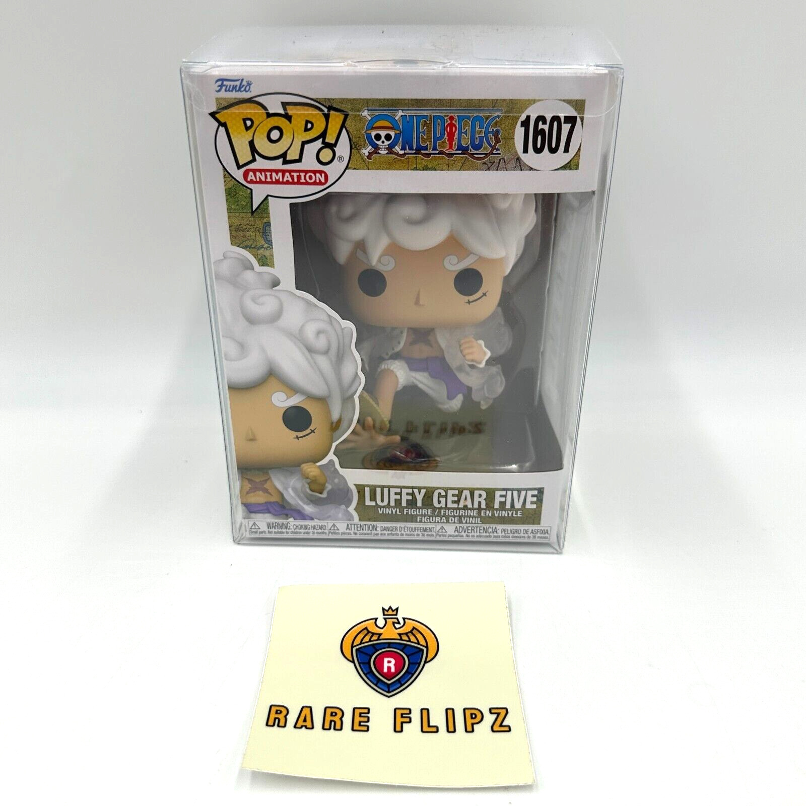 Funko Pop One Piece Luffy Gear 5 Five #1607 - Common w/Protector - IN HAND