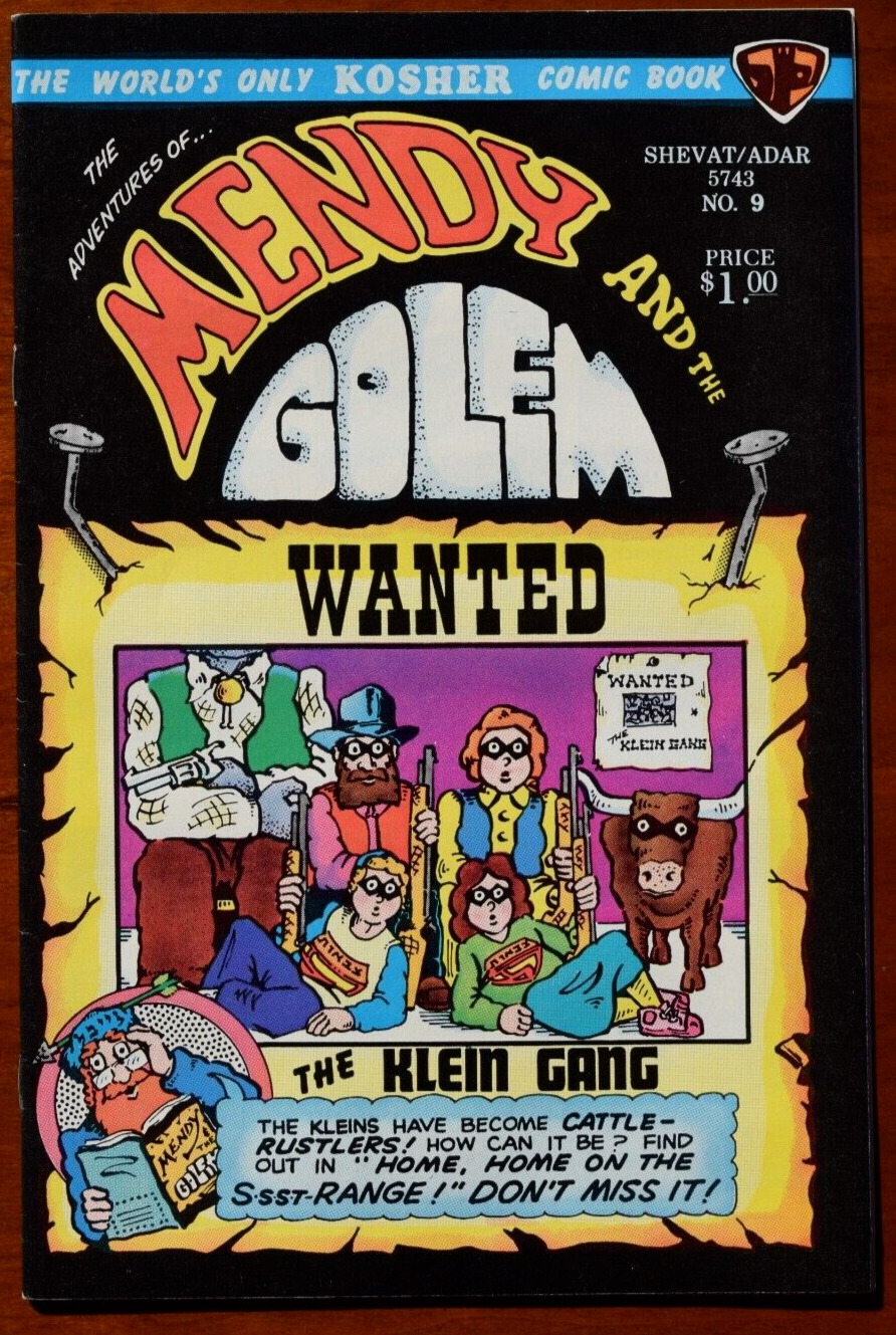 Mendy and the Golem #9  1983 The World's Only Kosher Comic Book
